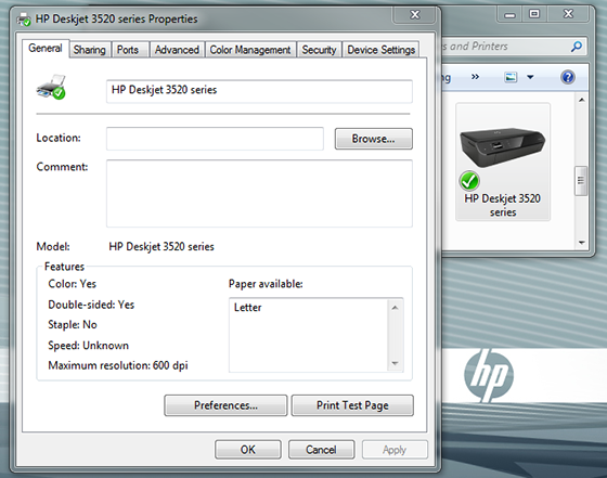 hp deskjet 3520 scanner software download
